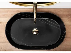 Rea Lavabo|Lavabo Sobre Encimera Nadia 60 Stone Black
