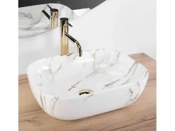 Rea Lavabo|Lavabo Sobre Encimera Belinda Aiax Shiny White