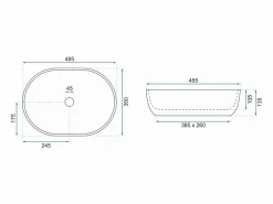 Lavabo Sobre Encimera Lara- Nablatowa^Rea Outlet