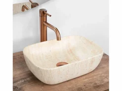 Rea Lavabo Sobre Encimera Belinda Mini Beige Best