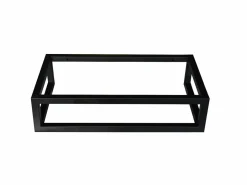 Shower & Design Lavabo suspendido de cemento con soporte, Ancho 40 x 22 cm, UCHAMI Gris Hot
