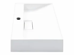 Lavabo 50x38x13 cm resina mineral/mármol ES256938 Blanco Clearance