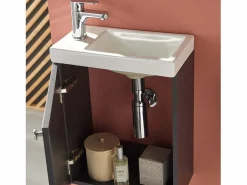 Lavamanos AVA + juego de grifería Blanco Sale