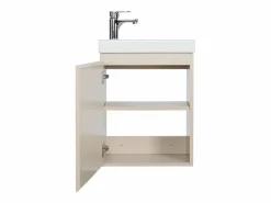 Lavamanos LISA + grifo cromado Beige Online