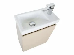 Lavamanos LISA + grifo cromado Beige Online