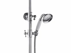 Essebagno Leeds 2 Columna de ducha mecánica retro cromo Plateado Discount