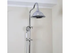 Leeds columna de ducha sin mezclador cromada^Essebagno