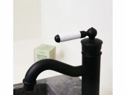 Essebagno Leeds mezclador bajo lavabo rétro Negro New