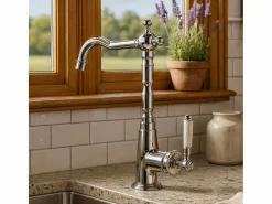 Essebagno Grifo De Cocina|Leeds mezclador para fregadero retro cromado