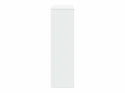 vidaxl Estantería|Librería biombo de 3 niveles, blanca, 99x29x99 cm, madera de ingeniería