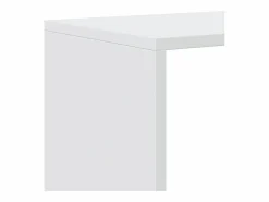 vidaxl Estantería|Librería biombo de 3 niveles, blanca, 99x29x99 cm, madera de ingeniería