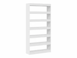 Librería Blanca de Madera de Ingeniería 100 x 30 x 198 cm Estante Blanco Sale