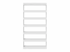 Librería Blanca de Madera de Ingeniería 100 x 30 x 198 cm Estante Blanco Sale