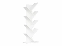 Vente-unique Librería con 7 estantes - Color: - ASINALI Blanco Best