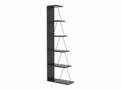 Vente-unique Librería con 5 estantes - Color: - DELORY Negro Discount