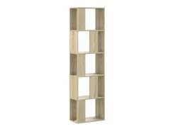 vidaxl Estantería|Librería de 5 niveles madera roble Sonoma 45x23,5x162,5 cm