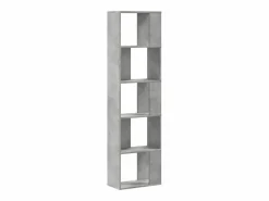 Librería de 5 niveles madera hormigón 45x23,5x162,5 cm^vidaxl Clearance