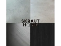 Skraut Home Librería estantería, 60x25x186cm, Salón - Comedor - Oficina, Con Almacenaje, Cemento Gris Discount