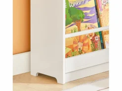 Sobuy Mueble De Bebé|Librería para Niños de Altura de 3 Niveles Estantería Infantil Multifuncional 58 x 18 x 81cm KMB45-W ES