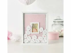 Libro de visitas Marco de madera - 24x30 cm Blanco New