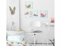 Happyfriday Lienzo 27x27 cm Little birds Multicolor Clearance