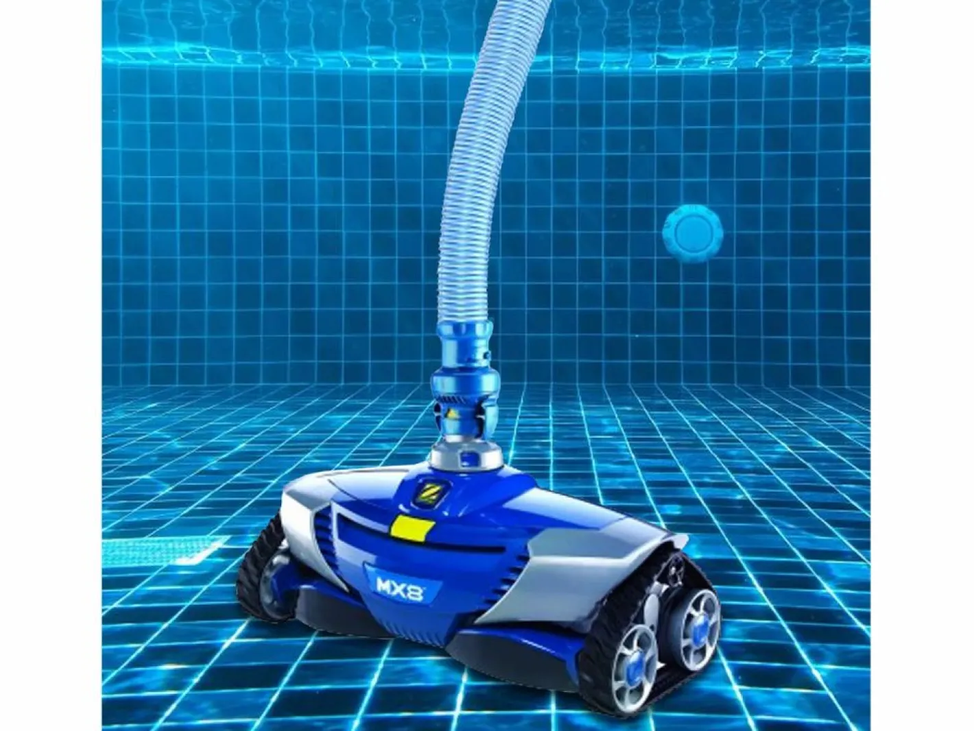 ZODIAC Accesorio Piscina|Limpiafondos Hidráulico para Piscinas MX8 TM 41x19x22 cm Limpieza de Fondos y Paredes para Piscinas Enterradas
