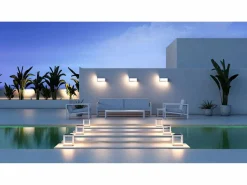 Linterna solar Visor LED de 3,5 W a pilas, IP54, color Blanco Discount