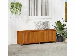 Lioen Caja de almacenaje de jardín madera maciza acacia 175x50x58 cm^Garden Furniture Hot