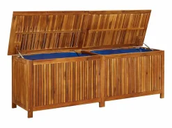 Lioen Caja de almacenaje de jardín madera maciza acacia 175x50x58 cm^Garden Furniture Hot