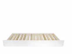 Litera + cama de arrastre madera 90x190/90x190cm Blanco Clearance