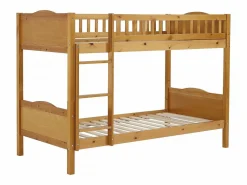 Habitat et jardin Cama Litera|Litera de madera "Gabriel" - 90 x 190 cm - Marrón