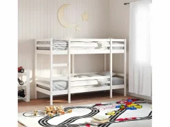 Litera de madera maciza de pino 90x190 cm^Clicnbuy Outlet