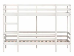 Litera de madera maciza de pino 90x190 cm^Clicnbuy Outlet