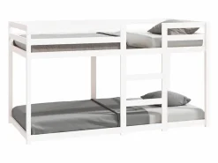 Litera de madera maciza de pino 90x190 cm^vidaxl Hot