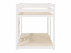 Litera de madera maciza de pino 90x190 cm^vidaxl Hot