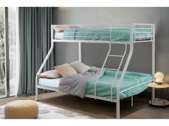 Saldosystocks Litera de Matrimonio Metalica AS-121 Blanco Outlet