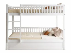 Litera infantil 90×200 cm - Madera maciza - Cama con almacenamiento inferior - (colchón no incluido)^ModernLuxe Discount