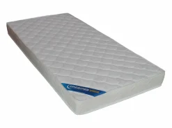 Vente-unique Literas cabaña 2 x 90 x 190 cm en Pino y MDF + colchón - LIDOVARA Blanco Online