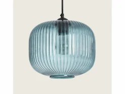 Ledkia Lámpara Suspendida|Lámpara Colgante Cristal Modra Azul