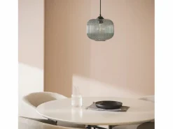 Ledkia Lámpara Suspendida|Lámpara Colgante Cristal Modra Azul