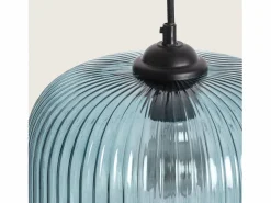 Ledkia Lámpara Suspendida|Lámpara Colgante Cristal Modra Azul