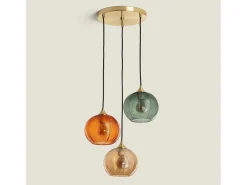 Lámpara Colgante Cristal Tri Klimt^Ledkia New