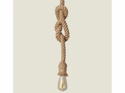 Lámpara Colgante de Cuerda Perseo Marrón^Ledkia Discount