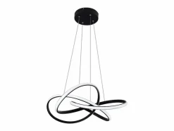 NETTLIFE Lámpara Suspendida|Lámpara colgante Vintage Negra de 5 luces, altura ajustable, casquillo E27, 62 W, ​​estilo industrial retro.