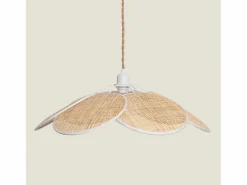 Ledkia Lámpara Suspendida|Lámpara Colgante Ratán Nirvana Trenzado Natural