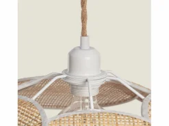 Ledkia Lámpara Suspendida|Lámpara Colgante Ratán Nirvana Trenzado Natural
