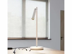 Sollux Lighting Lámpara De Escritorio|Lámpara de escritorio Brill moderno de acero - 1 fuentes luminosas 3000K - L.14 x A.43 cm -