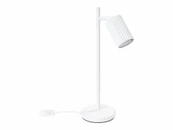 Sollux Lighting Lámpara de escritorio Gloow minimalista de aluminio - 1 fuentes luminosas 4000K - L.14,5 x A.43 cm - Blanco Best