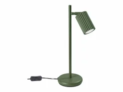 Sollux Lighting Lámpara De Escritorio|Lámpara de escritorio Gloow minimalista de aluminio - 1 fuentes luminosas 4000K - L.14,5 x A.43 cm - oliva