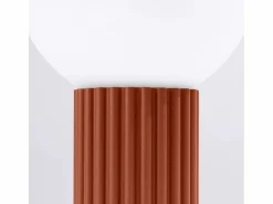 Sollux Lighting Lámpara De Escritorio|Lámpara De Escritorio Halo Moderno De Aluminio/Vidrio - 1 Fuentes Luminosas - L.12 X A.19 Cm - Ocre